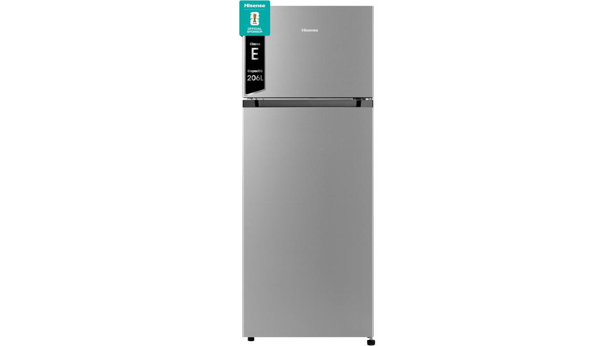Frigorifero Doppia Porta Hisense 206L Silver 2022 143x54x55cm