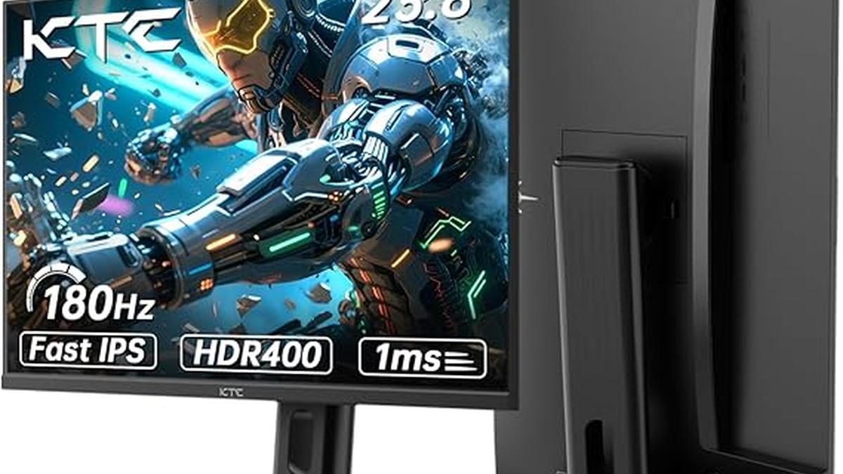 KTC 24″ Monitor Gaming 2K QHD 180Hz Fast-IPS 1ms Adaptive Sync HDR400