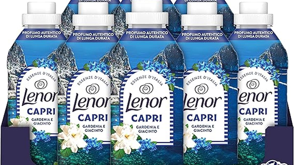 Lenor Ammorbidente Concentrato Capri Gardenia Giacinto 216 Lavaggi
