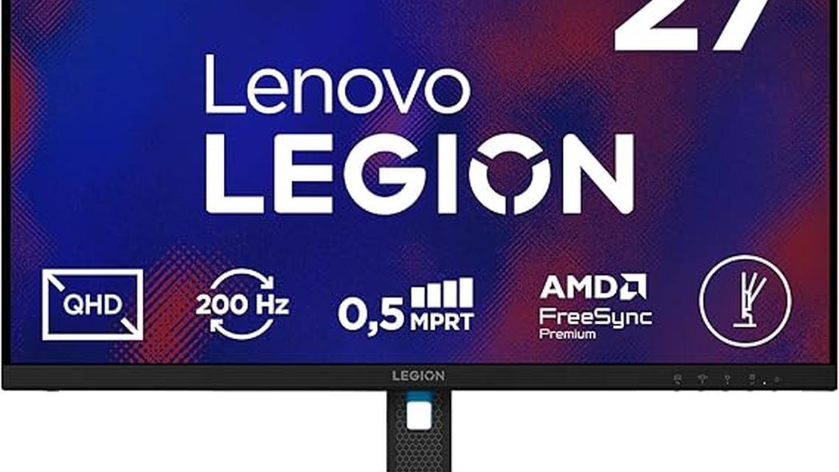 Lenovo Legion R27qe Gen 2 Monitor Gaming 27 QHD 200Hz 0.5ms Raven Black