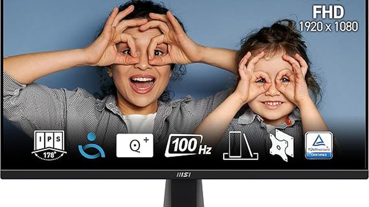 MSI PRO MP252 Monitor 24.5 FHD IPS 100Hz Eye-Friendly Altoparlanti Inclinabile HDMI VGA