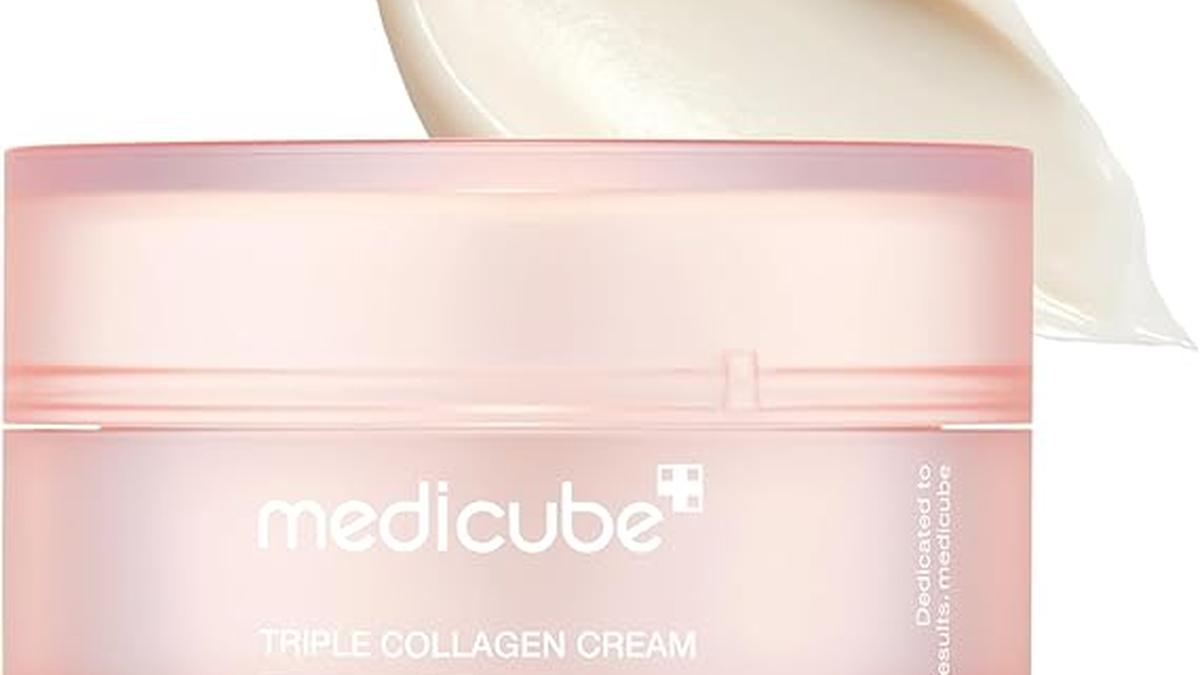 Medicube Crema Idratante Rassodante Triplo Collagene Acido Ialuronico Antirughe Karitè 1,69oz