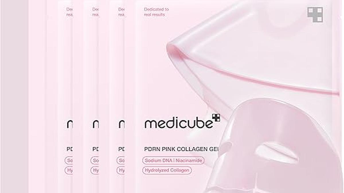 Medicube Maschera Notte Collagene Rosa Idratante Rassodante 4 Pezzi