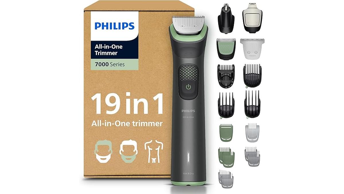 Philips Multigroom 7000 Rifinitore 19 in 1 Barba Capelli Corpo MG7962/30