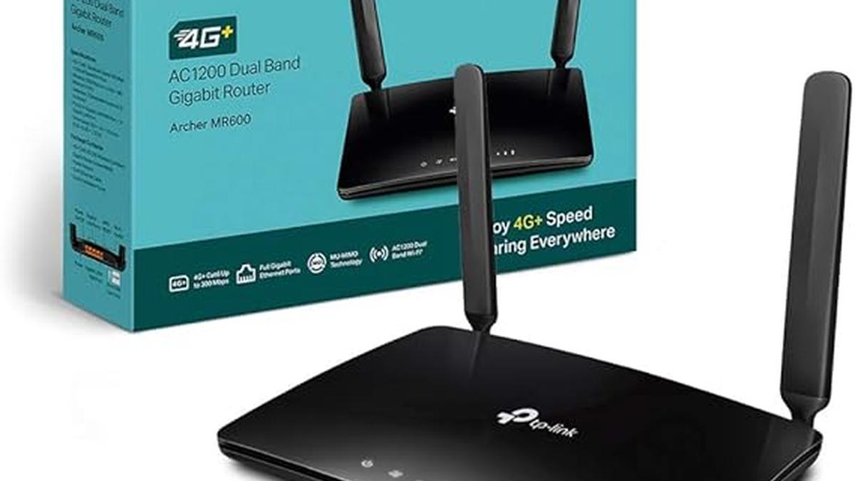 TP-Link Archer MR600 Router 4G WiFi SIM 300Mbps AC1200 Antenne Removibili OneMesh MU-MIMO