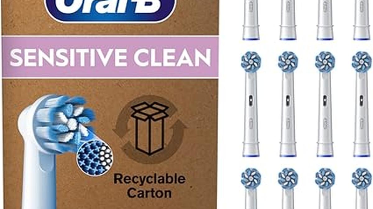 Testine Ricambio Spazzolino Elettrico Oral-B Sensitive Clean 12 Pezzi Buca Delle Lettere