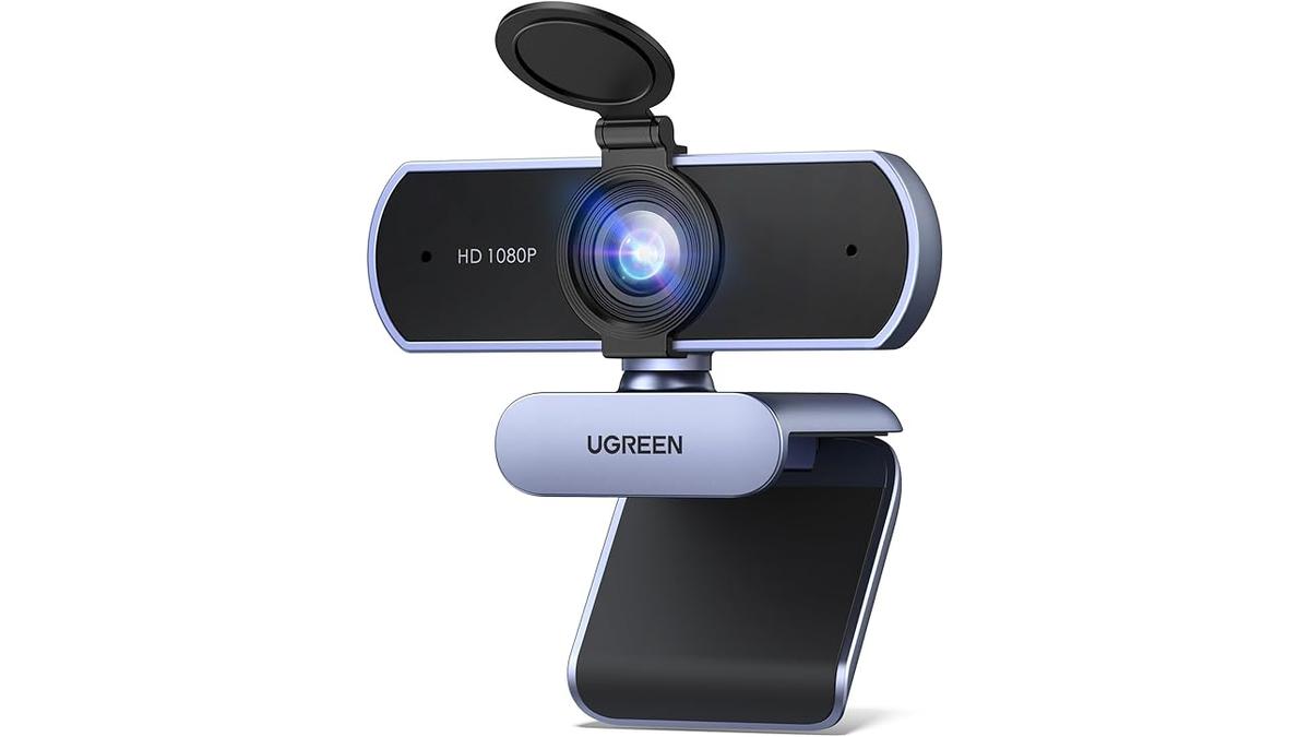 UGREEN Webcam Full HD 1080P USB con Microfoni Angolo di Visione 85° per Streaming e Videoconferenze