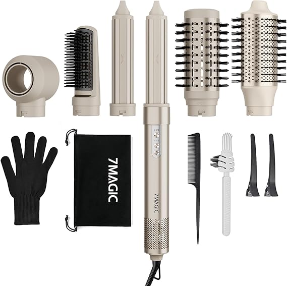 7MAGIC Air Styler 6 in 1 ionico con motore 110.000 giri