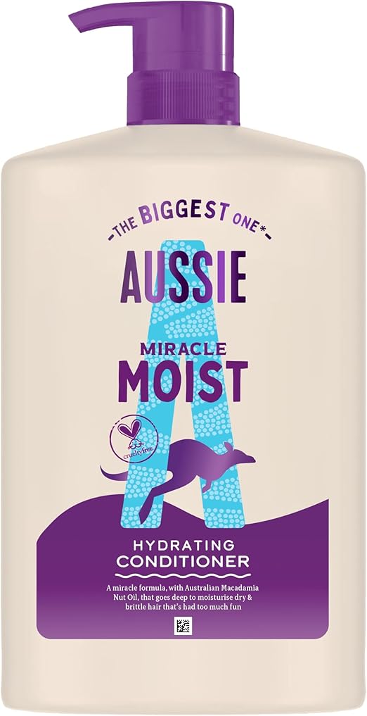 Balsamo Aussie Miracle Moist 1000 ml idratante con macadamia