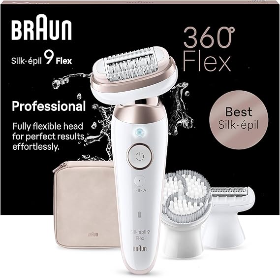 Braun Silk-epil 9 Flex 9-060 epilatore wet & dry testina 360°