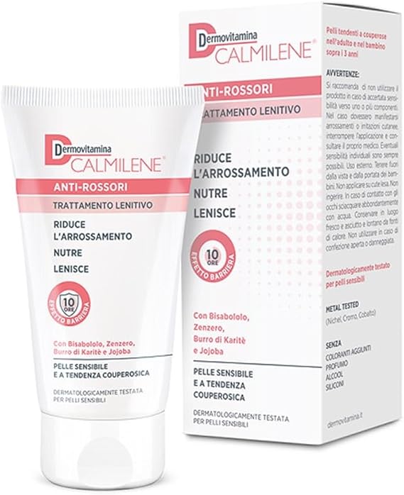 Crema anti-rossori Dermovitamina Calmilene 40 ml lenitiva