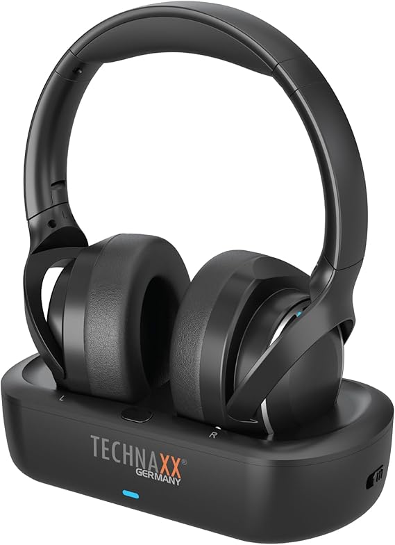 Cuffie TV Technaxx TX-350 wireless con base di ricarica