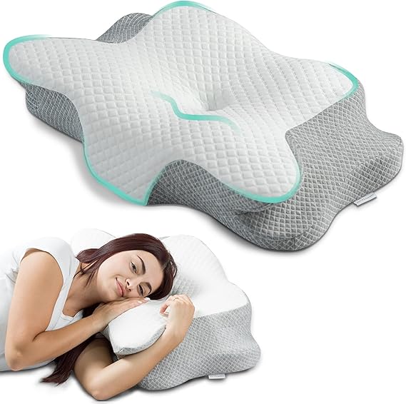 Cuscino cervicale Flowen Memory Foam ergonomico OEKO-TEX