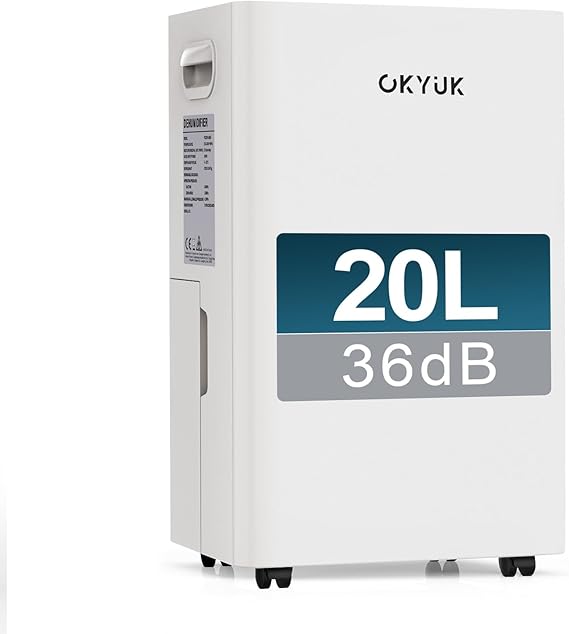 Deumidificatore OKYUK 20L al giorno per casa fino a 60 m²