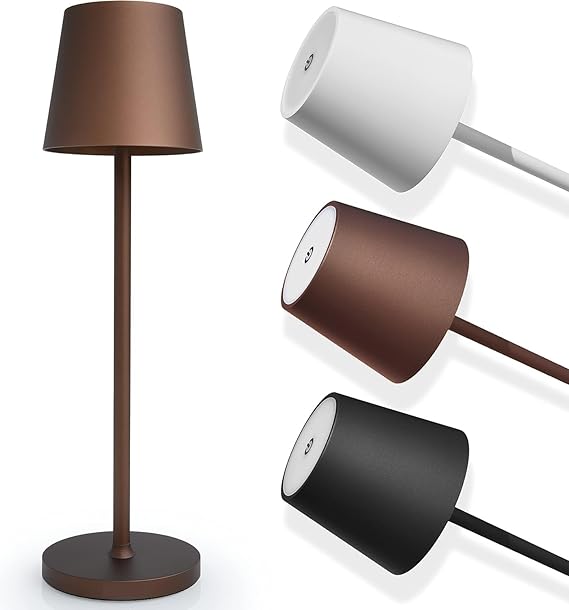 Lampada da tavolo LED SMART-J ricaricabile touch 3 luci