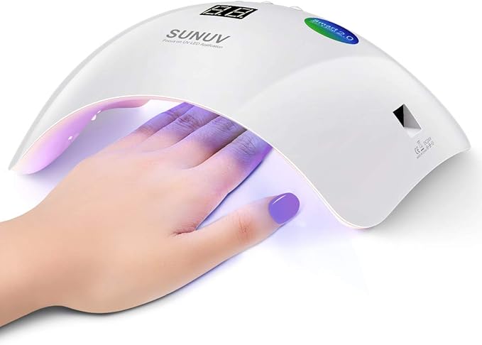 Lampada unghie UV LED SUNUV con sensore e display LCD