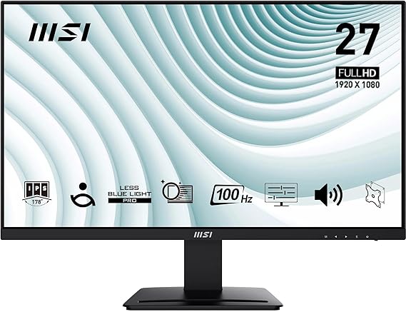 Monitor MSI PRO MP273A 27 pollici Full HD IPS 100Hz