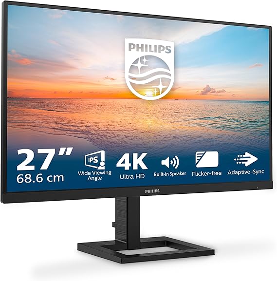Monitor Philips 27E1N1800AE 27 pollici 4K UHD con altoparlanti