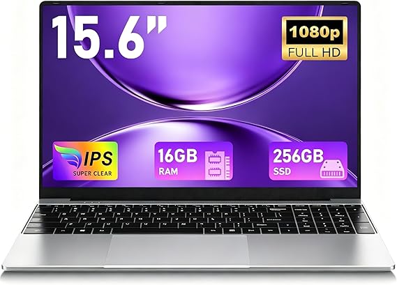 Notebook FUNYET 15.6″ 16GB RAM 256GB SSD Windows 11 Pro