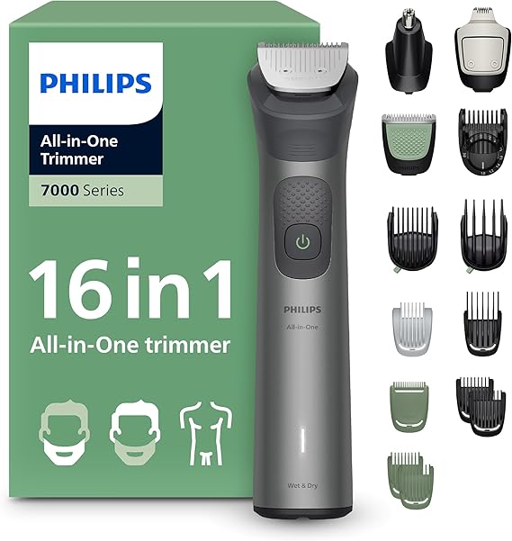 Philips Multigroom 7000 16-in-1 rifinitore barba capelli corpo