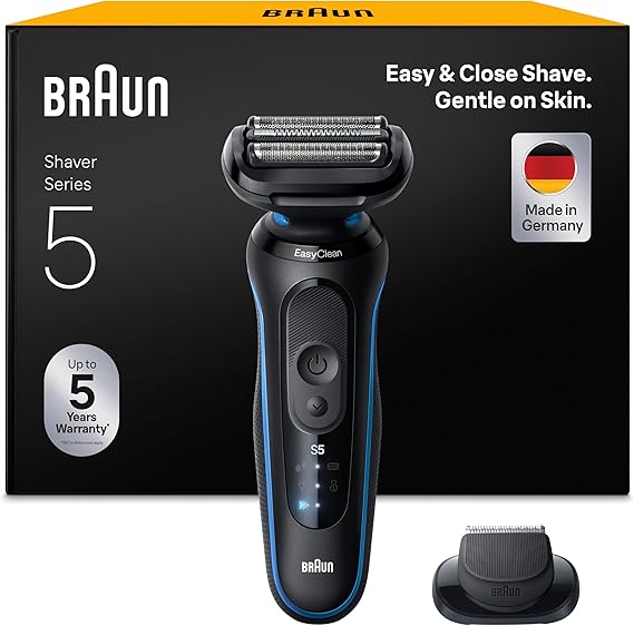 Rasoio Braun Series 5 52-B1200si Wet&Dry, 50 min autonomia