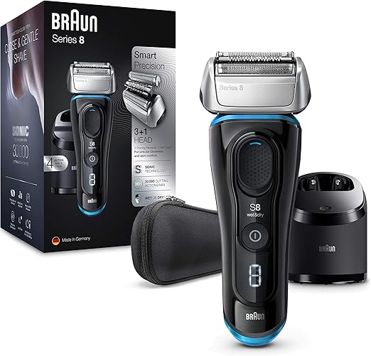 Rasoio Braun Series 8 8385cc con stazione Clean&Charge