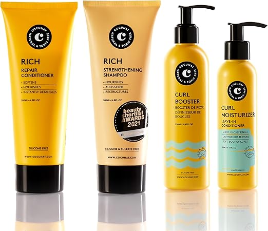 Routine capelli ricci COCUNAT Curly Method senza solfati