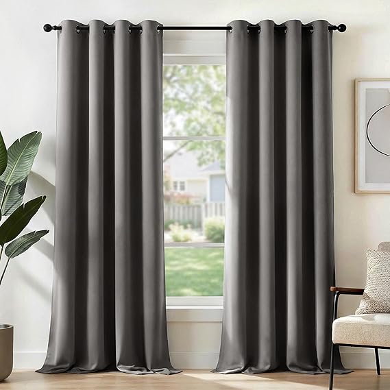 Tende oscuranti Deconovo 140×245 cm termiche, set 2 pezzi