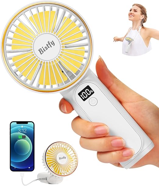 Ventilatore portatile Bistfy 5200mAh 6 velocità da collo