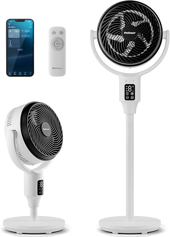 Ventilatore Pro Breeze AirFlo Wi-Fi 9 velocità 29 dB