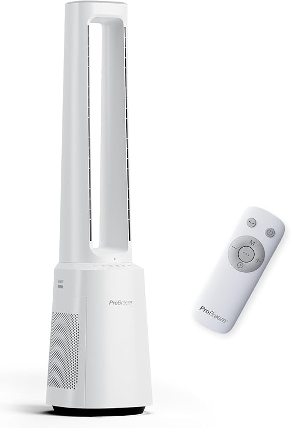 Ventilatore torre Pro Breeze OmniAir 105 cm con purificatore HEPA13