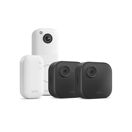 Blink Outdoor 4 + videocitofono kit wireless HD IP65