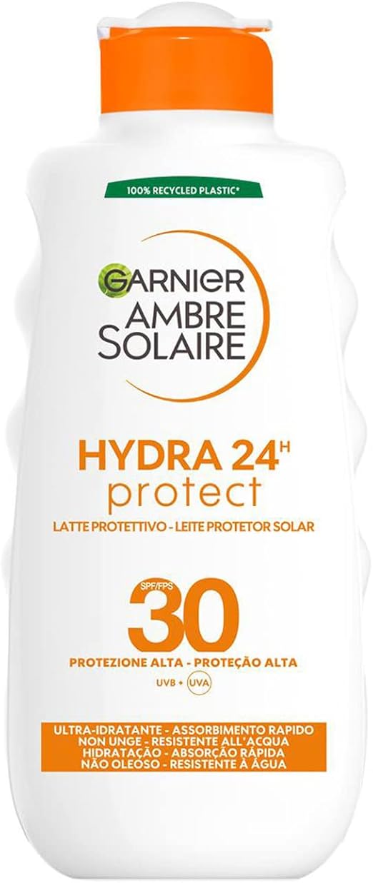 Garnier Ambre Solaire Hydra 24H SPF 30 viso e corpo 200 ml