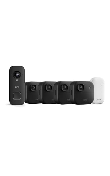 Kit Blink 2K+ con videocitofono e 4 videocamere wireless