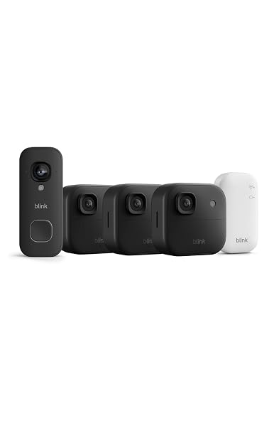 Kit Blink 3 videocamere 2K+ con videocitofono cablato