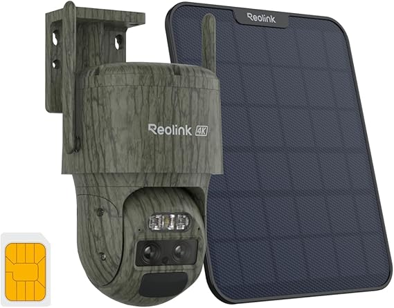 Reolink TrackMix LTE 4G telecamera 4K solare con SIM