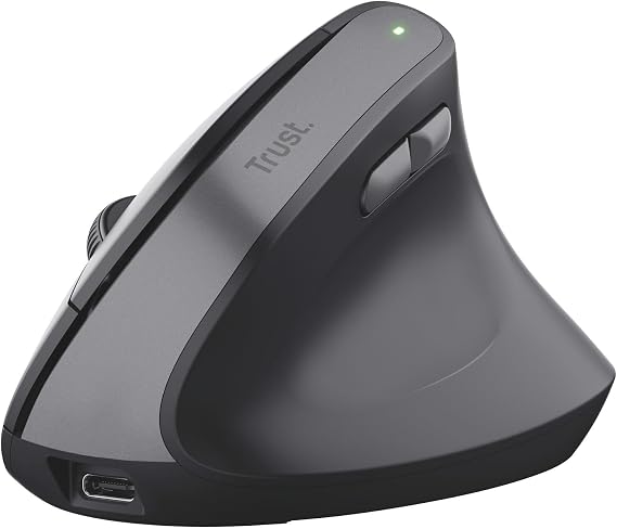 Mouse verticale ergonomico Trust Yuno wireless ricaricabile